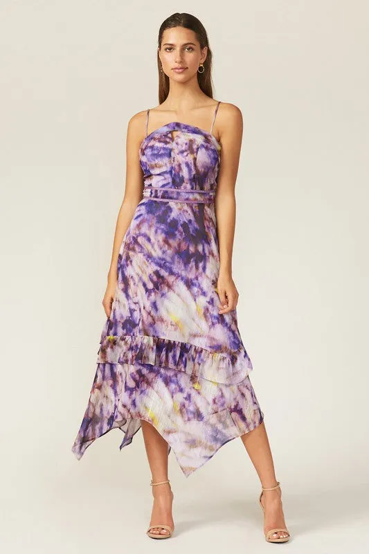 Crystal Lavender Jenna Midi Dress