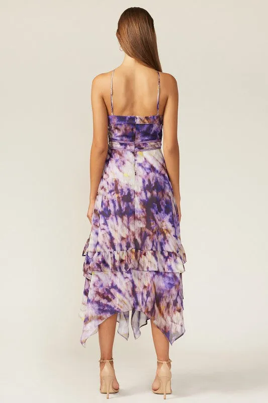 Crystal Lavender Jenna Midi Dress