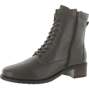 David Tate Womens Expedition Leather Ankle Booties