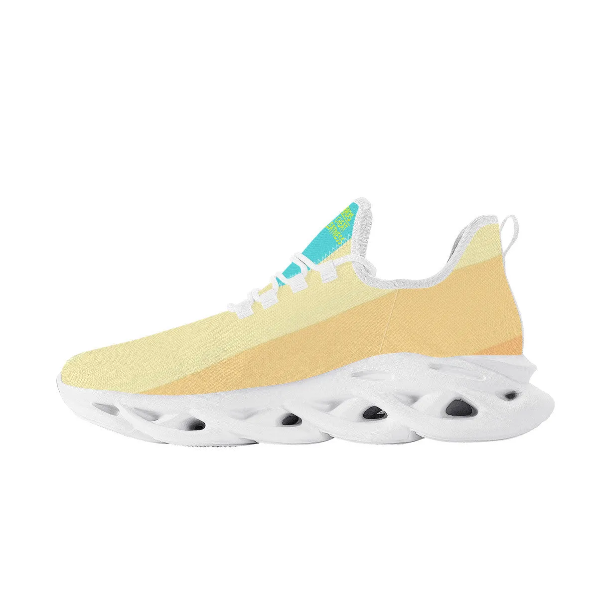 DCYG Get Racks Yellow, Orange , Teal 2nd Edition B Flex Control Sneaker - White