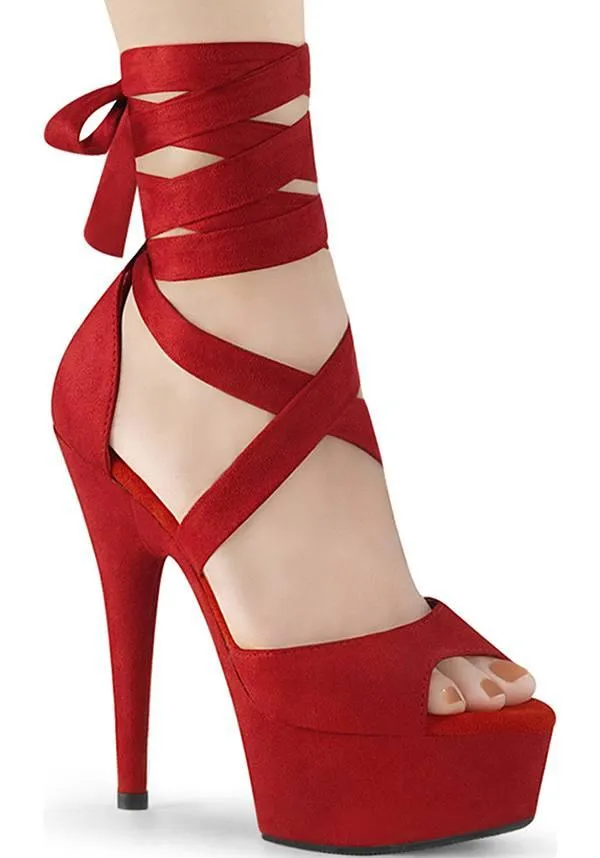 DELIGHT-679 [Red] | PLATFORM HEELS [PREORDER]