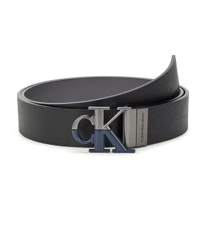 Dual Tone Monogram Reversible Belt