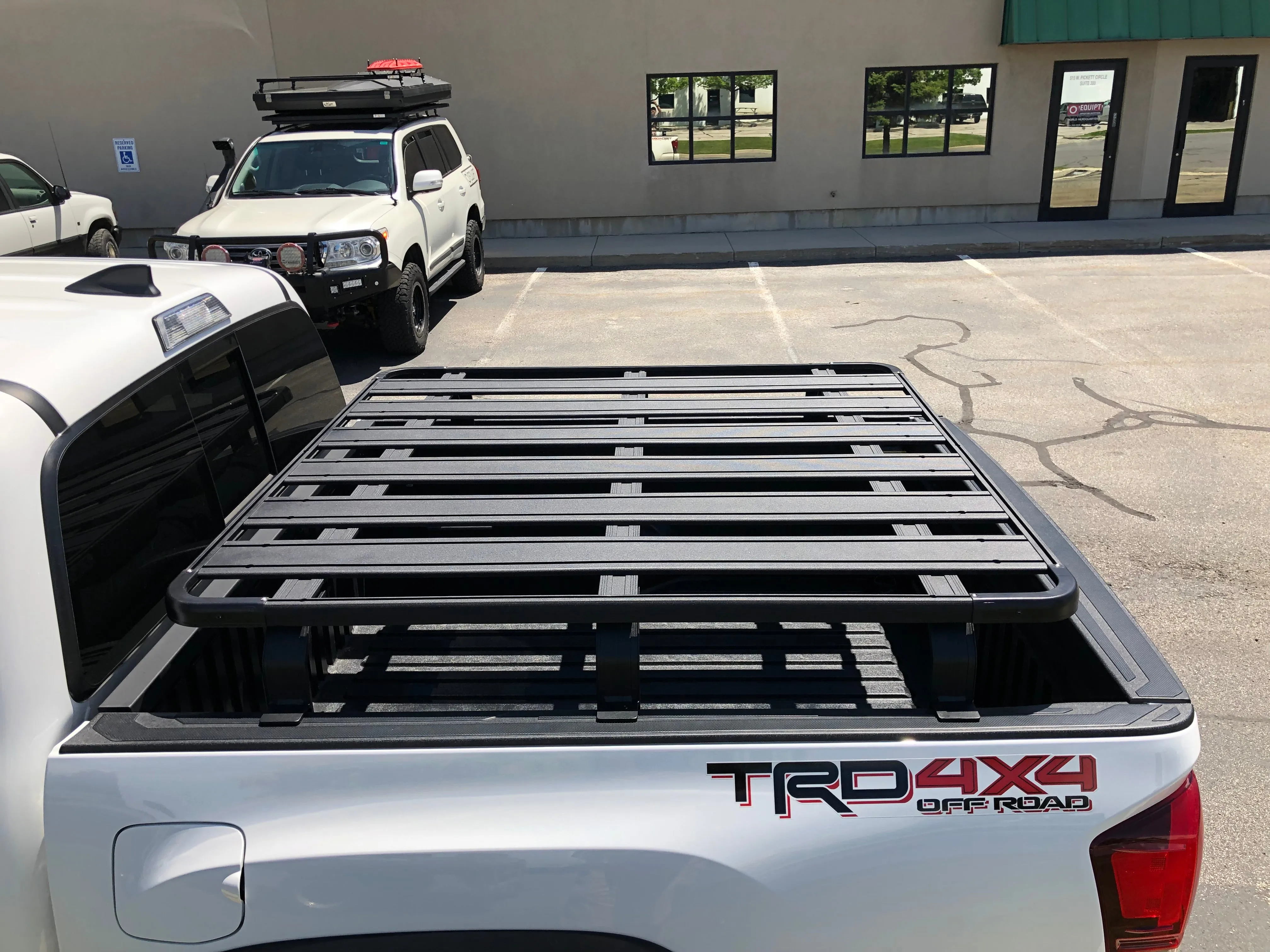 Equipt Toyota Tacoma K9 Bed Rail Rack Kit