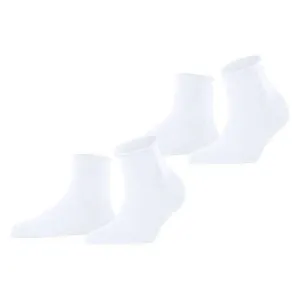 Esprit Basic Pure 2 Pack Short Socks - White