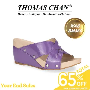 [EXTRA 20% off at cart] Minimalist Cross Strap Wedges [ODD SIZES LEFT]