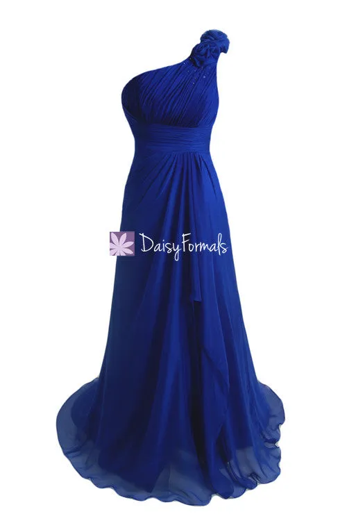 Fashionable Prom Dress Long Sapphire Blue Party Dress Dark Blue Evening Dress (PR28480)