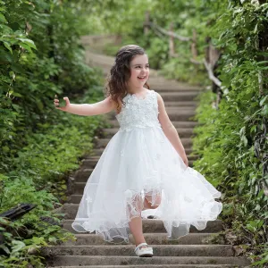 Fiona Flower Girl Dress – Magnolia White