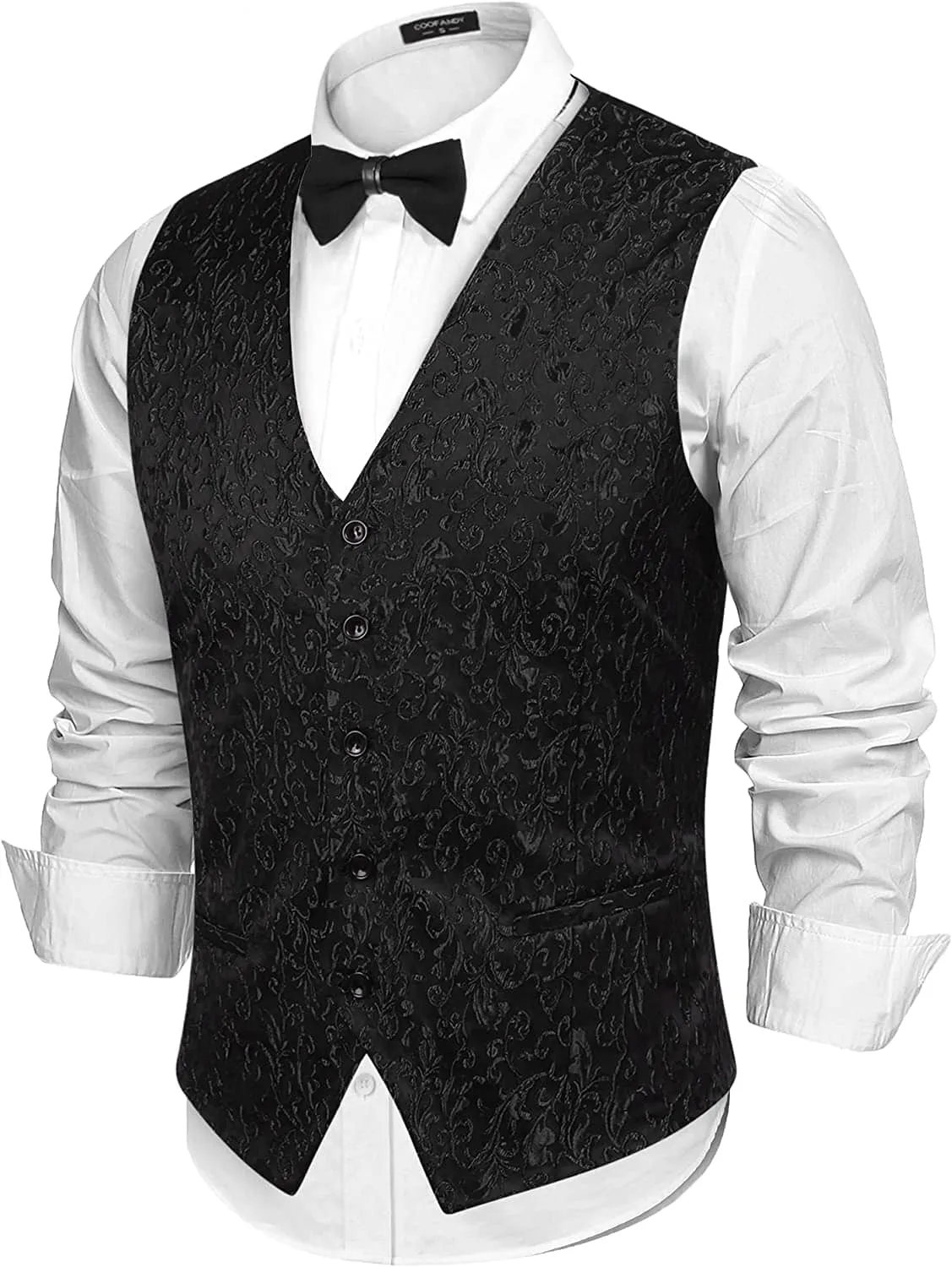 Floral Victorian Tuxedo Suit Vest (US Only)