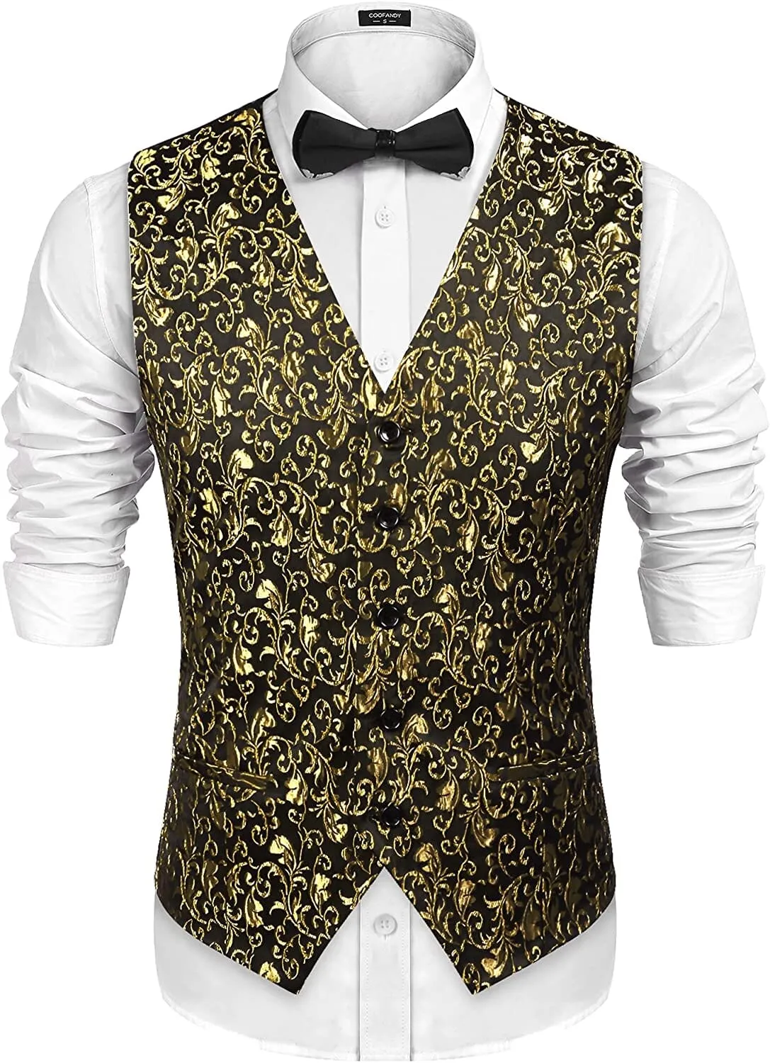 Floral Victorian Tuxedo Suit Vest (US Only)