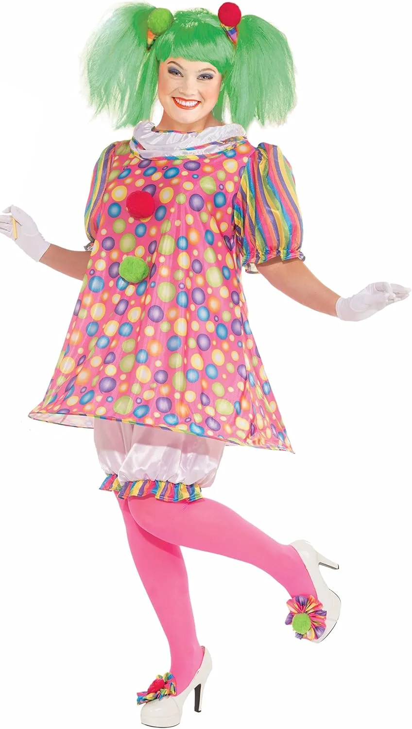 Forum Novelties Adult Plus Size Tickles The Clown Costume