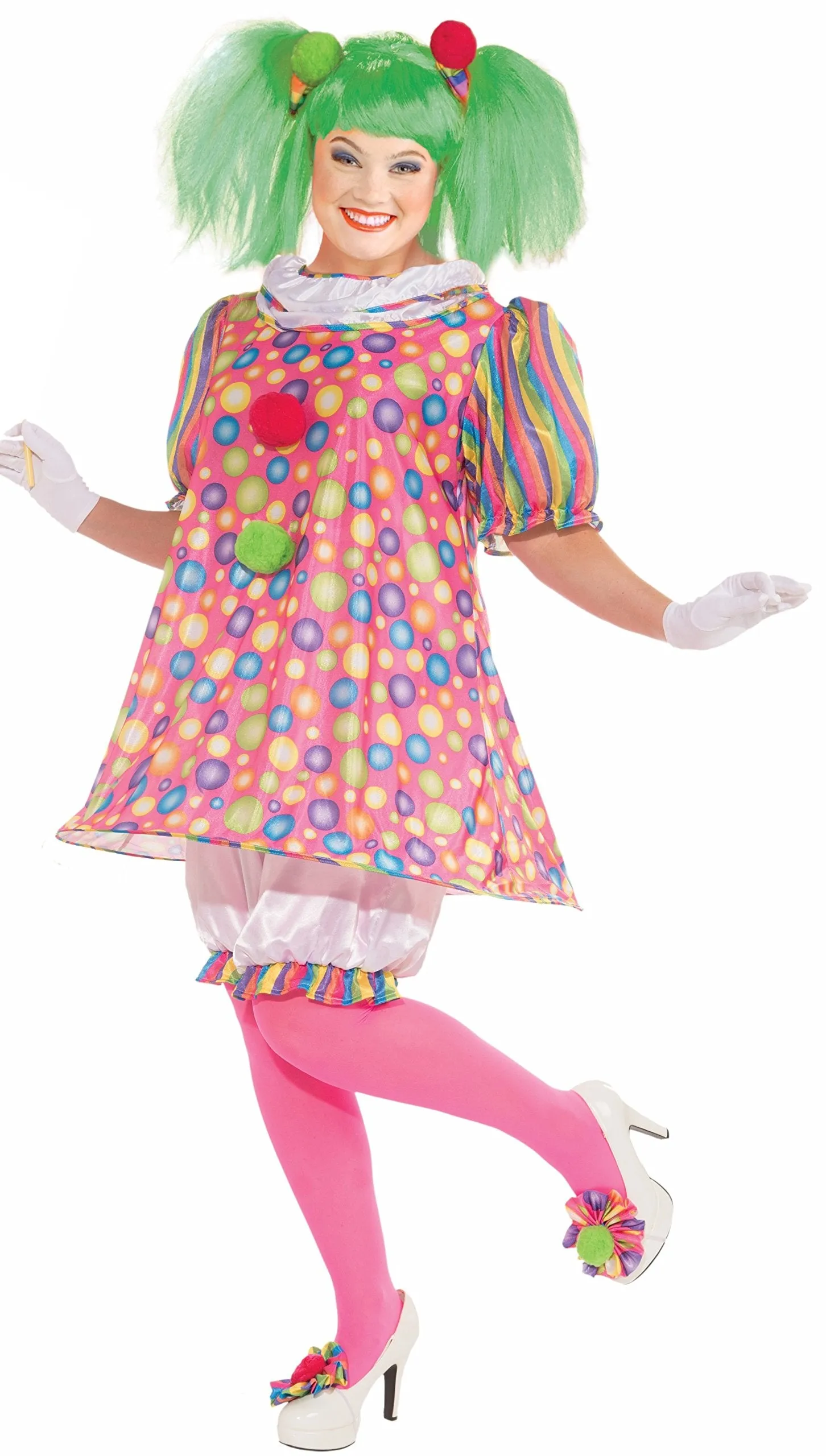 Forum Novelties Adult Plus Size Tickles The Clown Costume