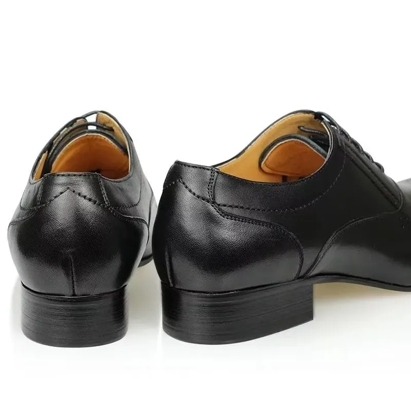 Genuine Leather Chic LuxeLeather Wedding Brogues