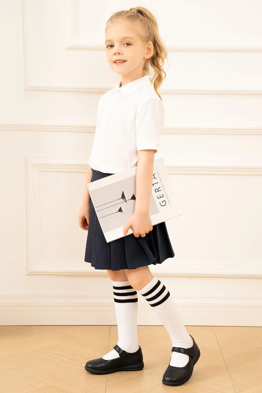 Girls Classic School Uniform Mary Jane Shoes