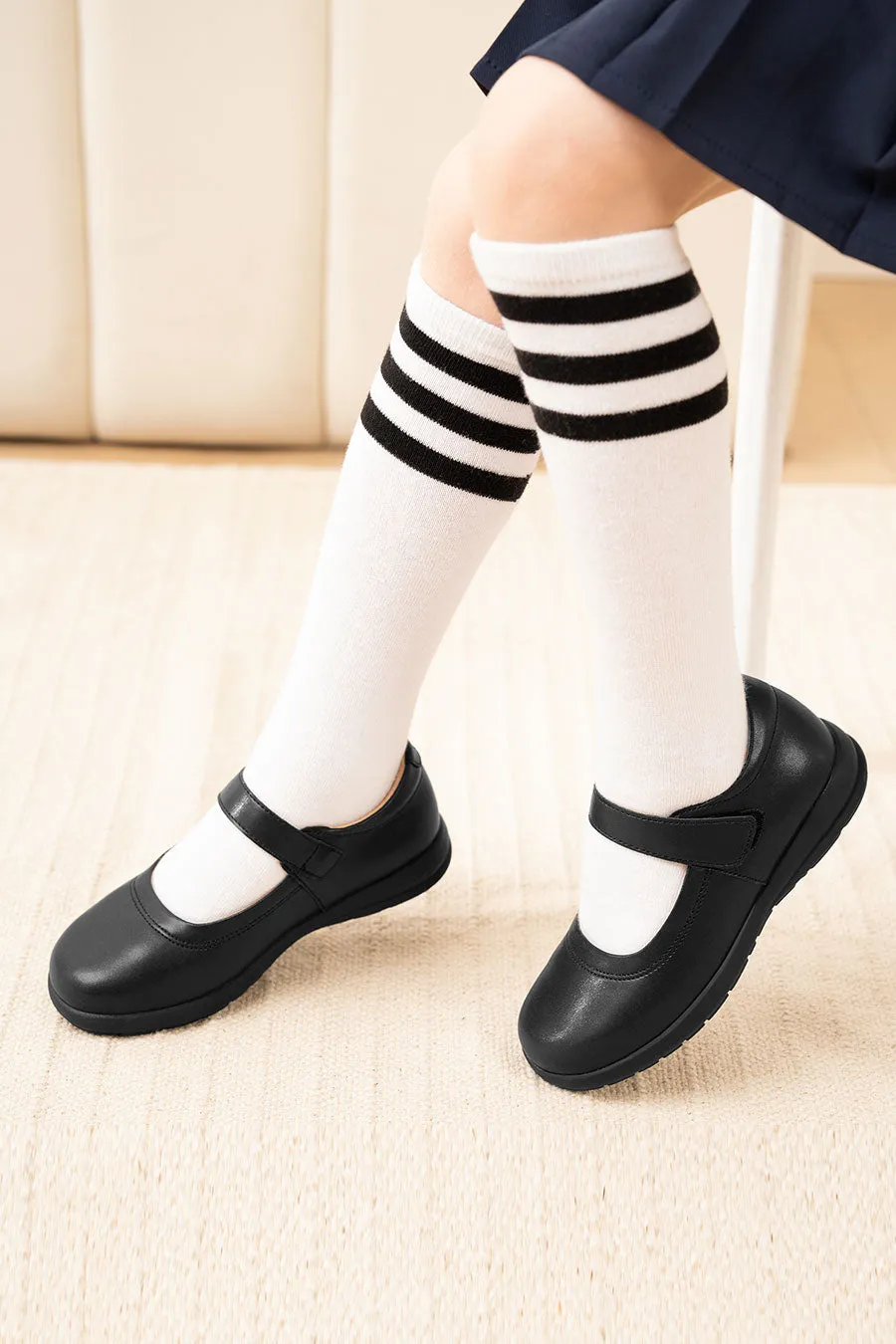 Girls Classic School Uniform Mary Jane Shoes