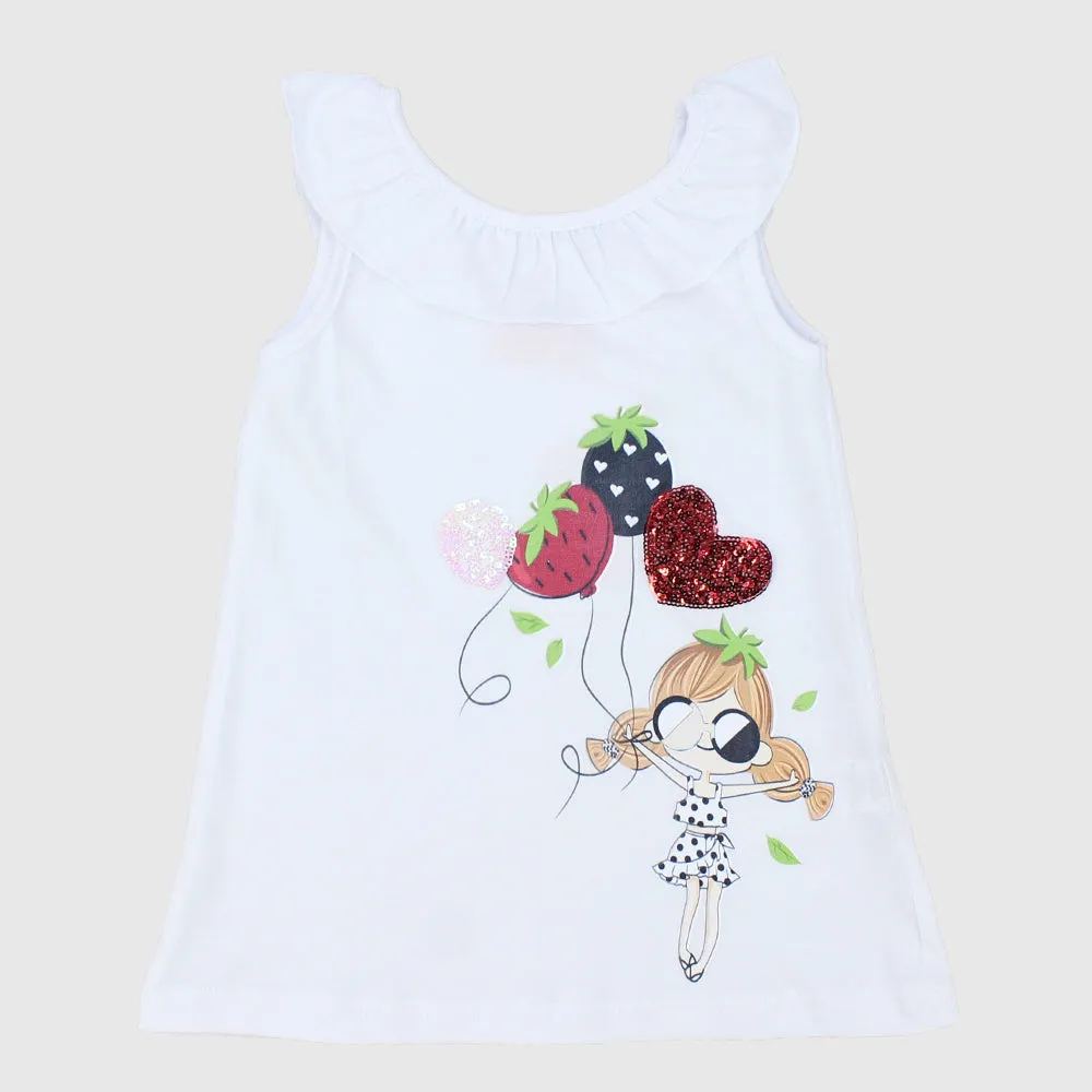 Happy Girl Sleeveless Dress