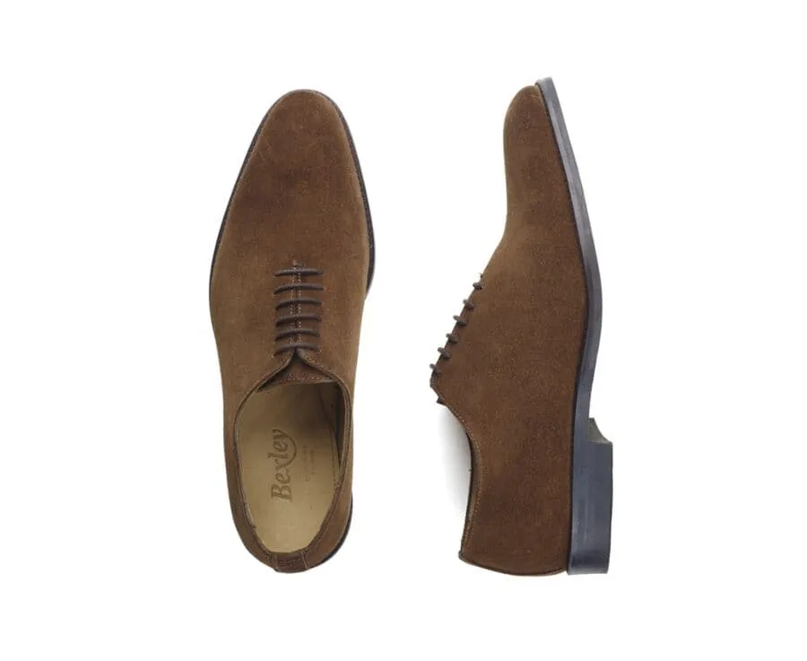 Havana Suede Oxford shoes - Rubber pad - PETER GOMME VILLE