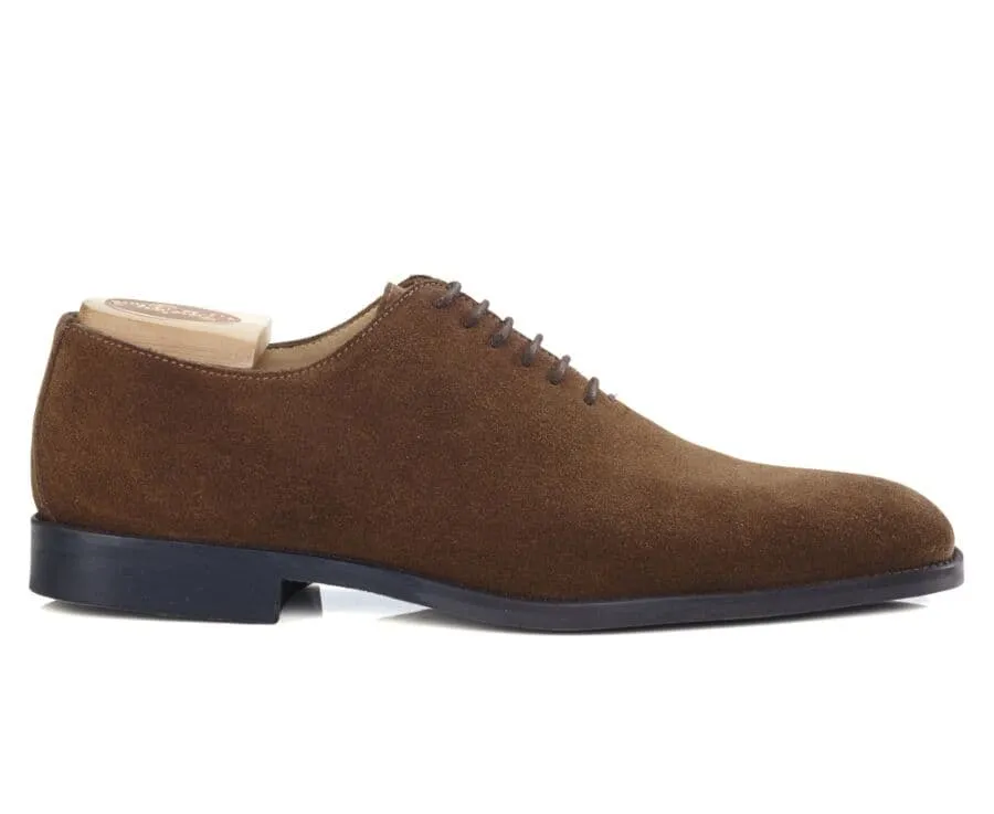 Havana Suede Oxford shoes - Rubber pad - PETER GOMME VILLE