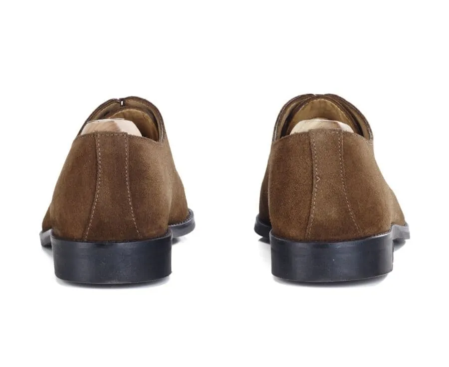 Havana Suede Oxford shoes - Rubber pad - PETER GOMME VILLE