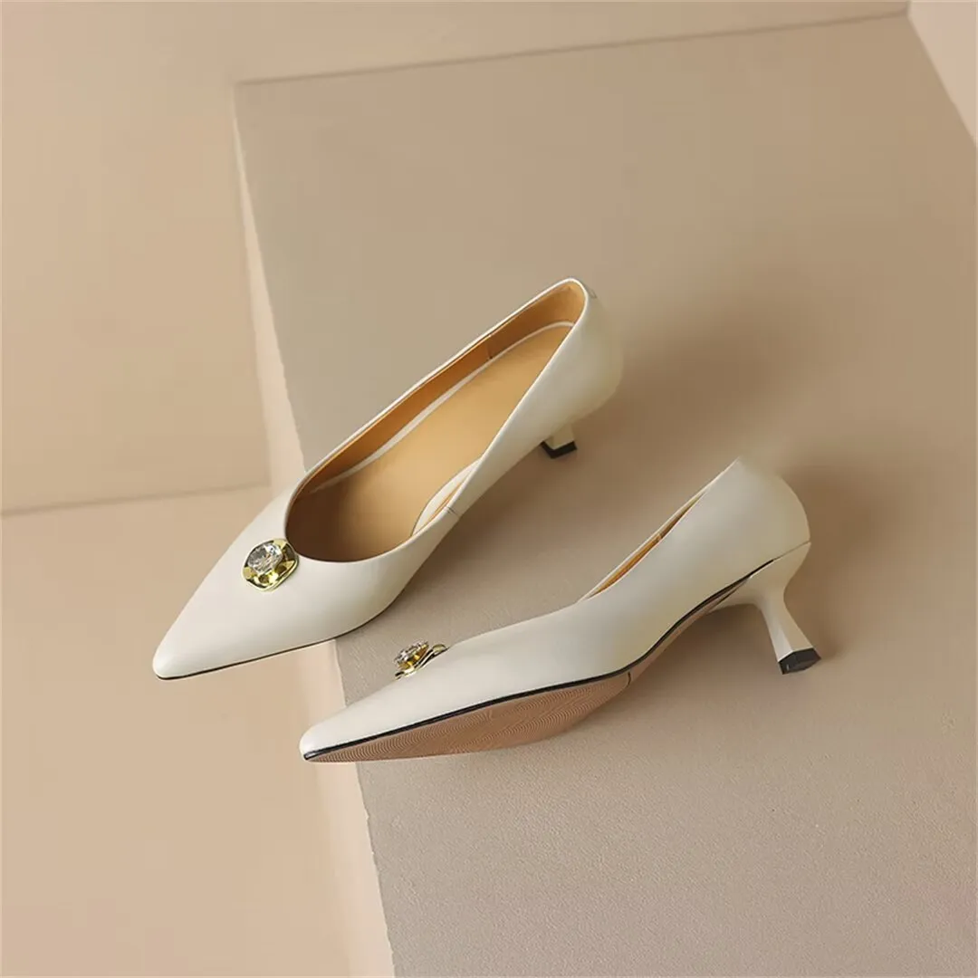 High Heels with Thin Heel Design