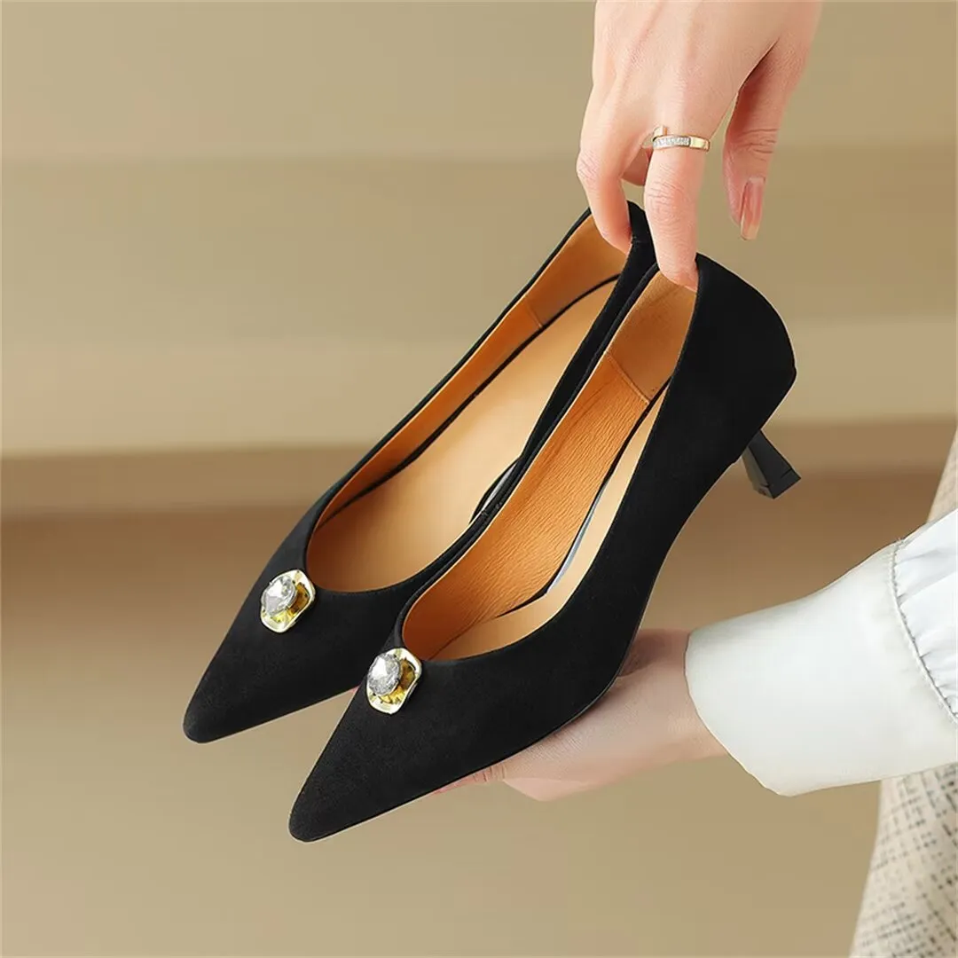 High Heels with Thin Heel Design