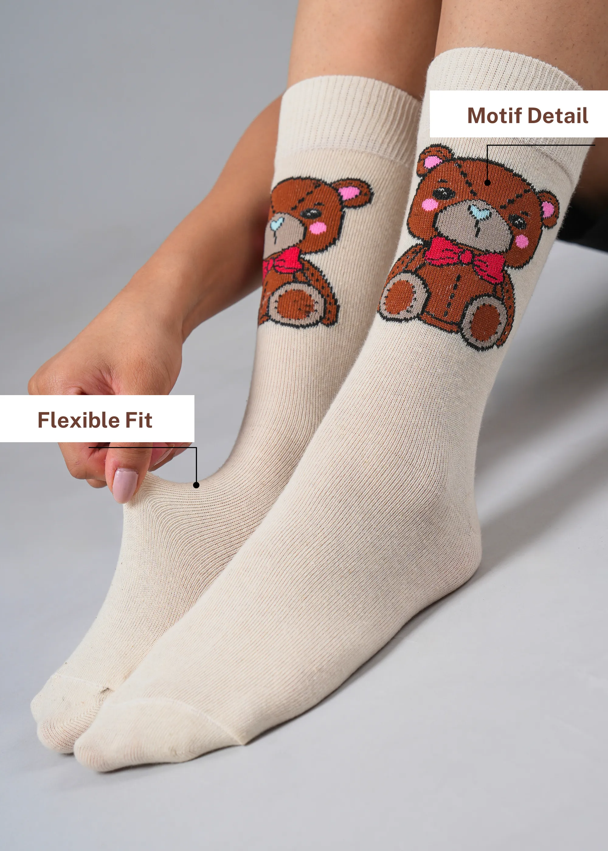 High Style Teddy Edition Socks