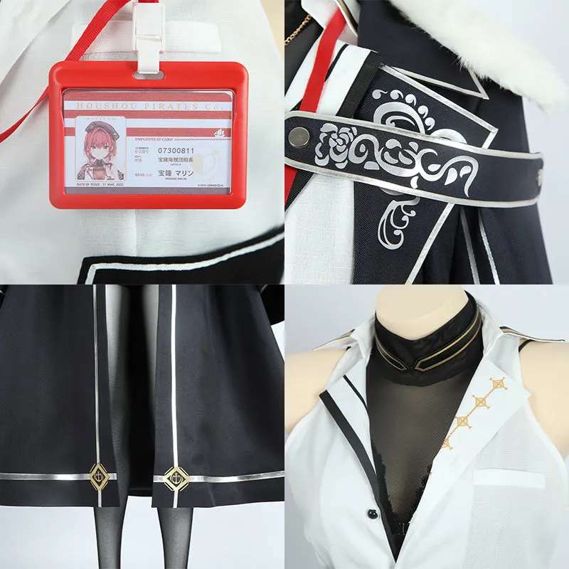 Hololive Virtual YouTuber Houshou Marine Fifth 2D Costume Illustration Cosplay Costume