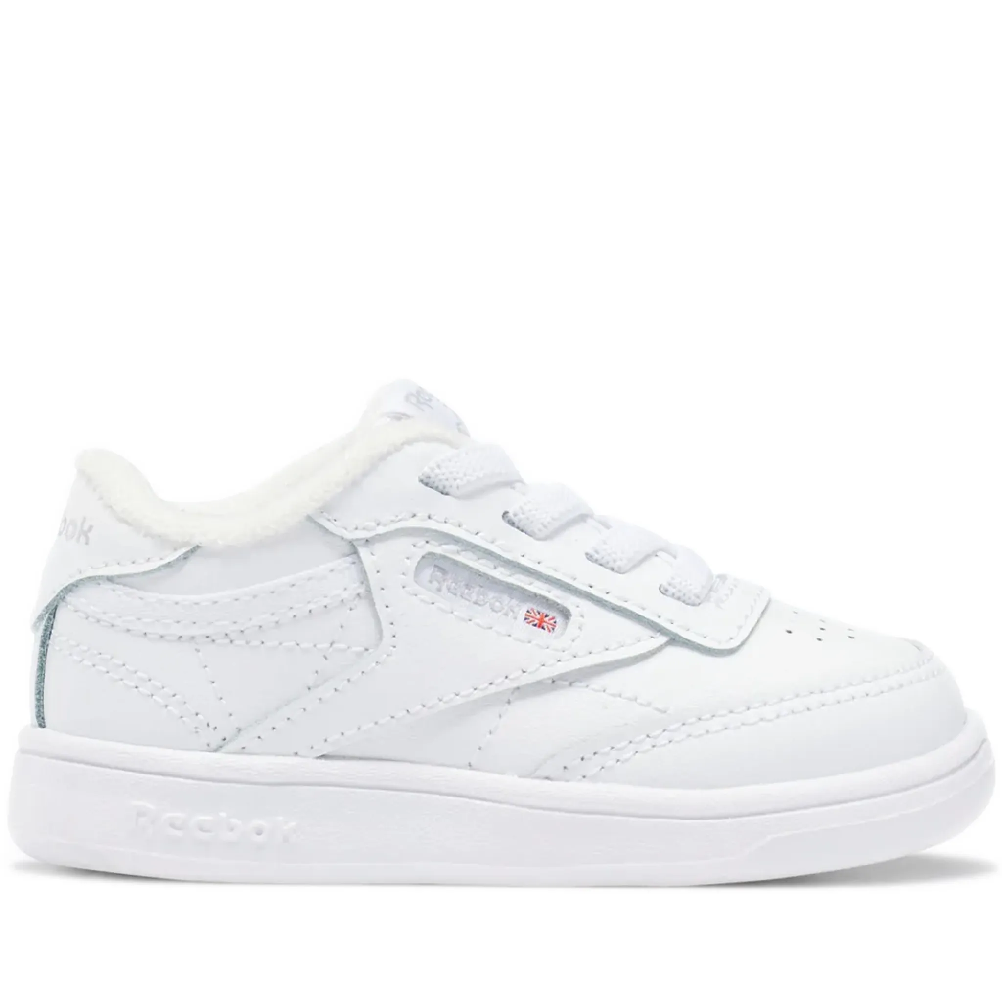 Infants Reebok Club C Shoes - White/ Grey