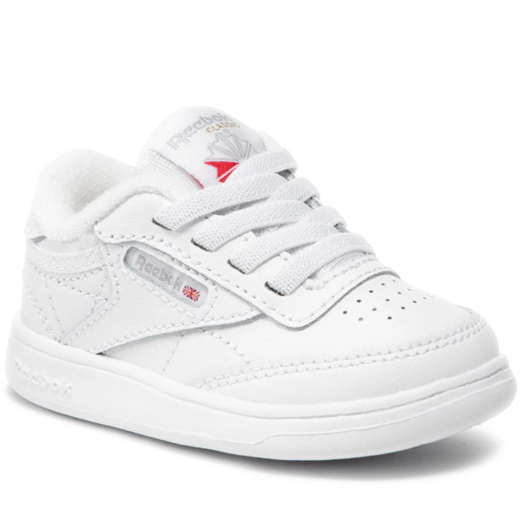 Infants Reebok Club C Shoes - White/ Grey