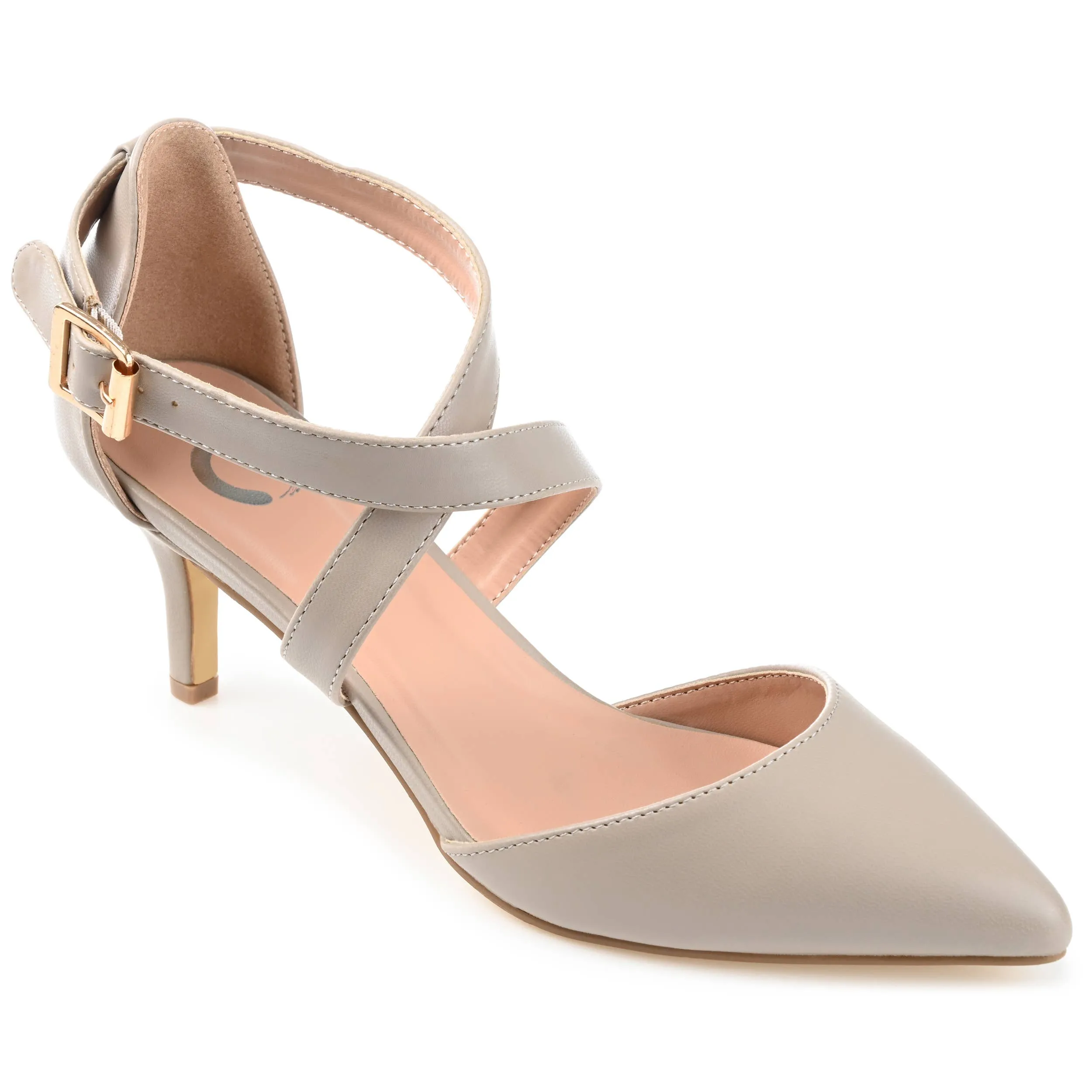 Journee Collection - Women's Riva Pump: Nude