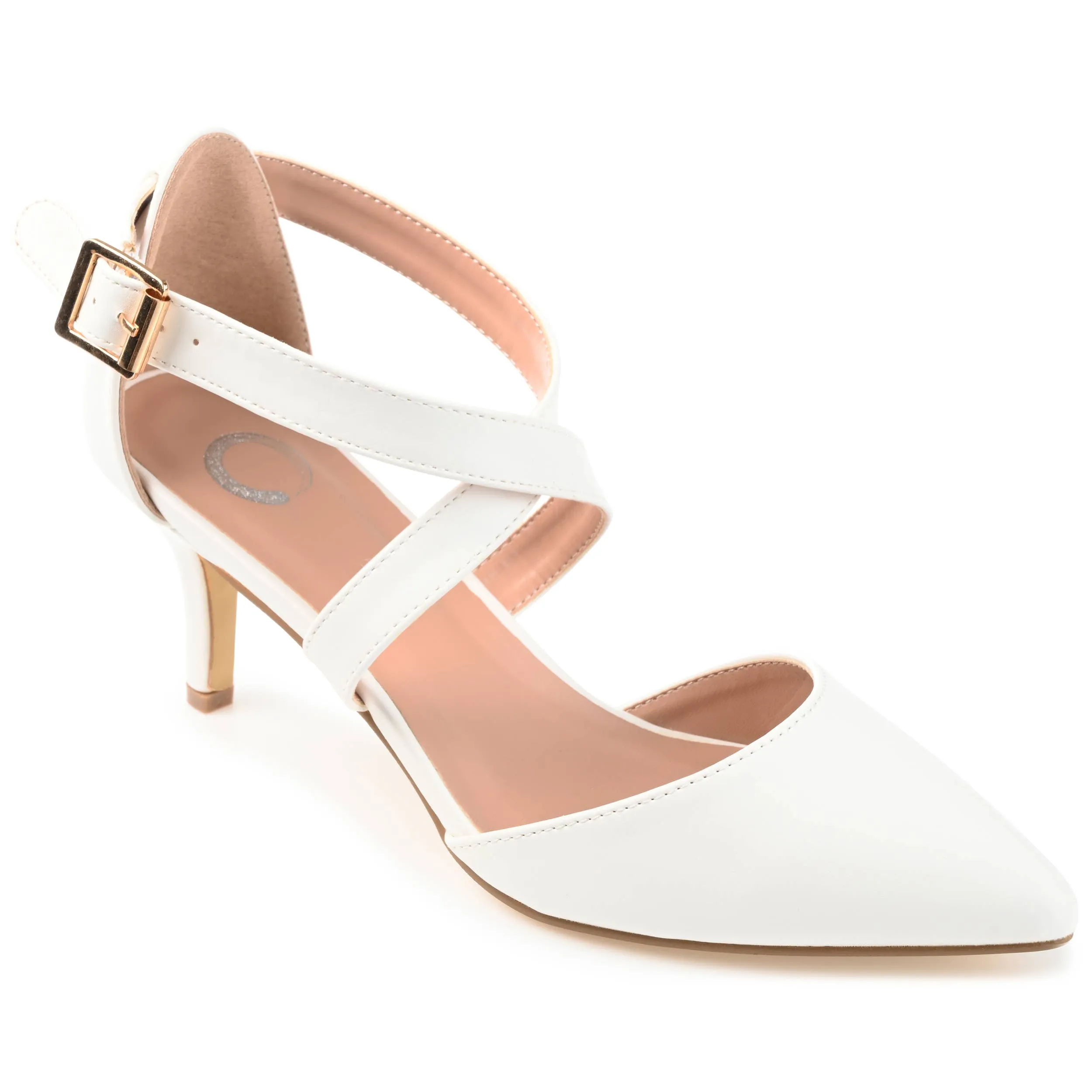 Journee Collection - Women's Riva Pump: Nude