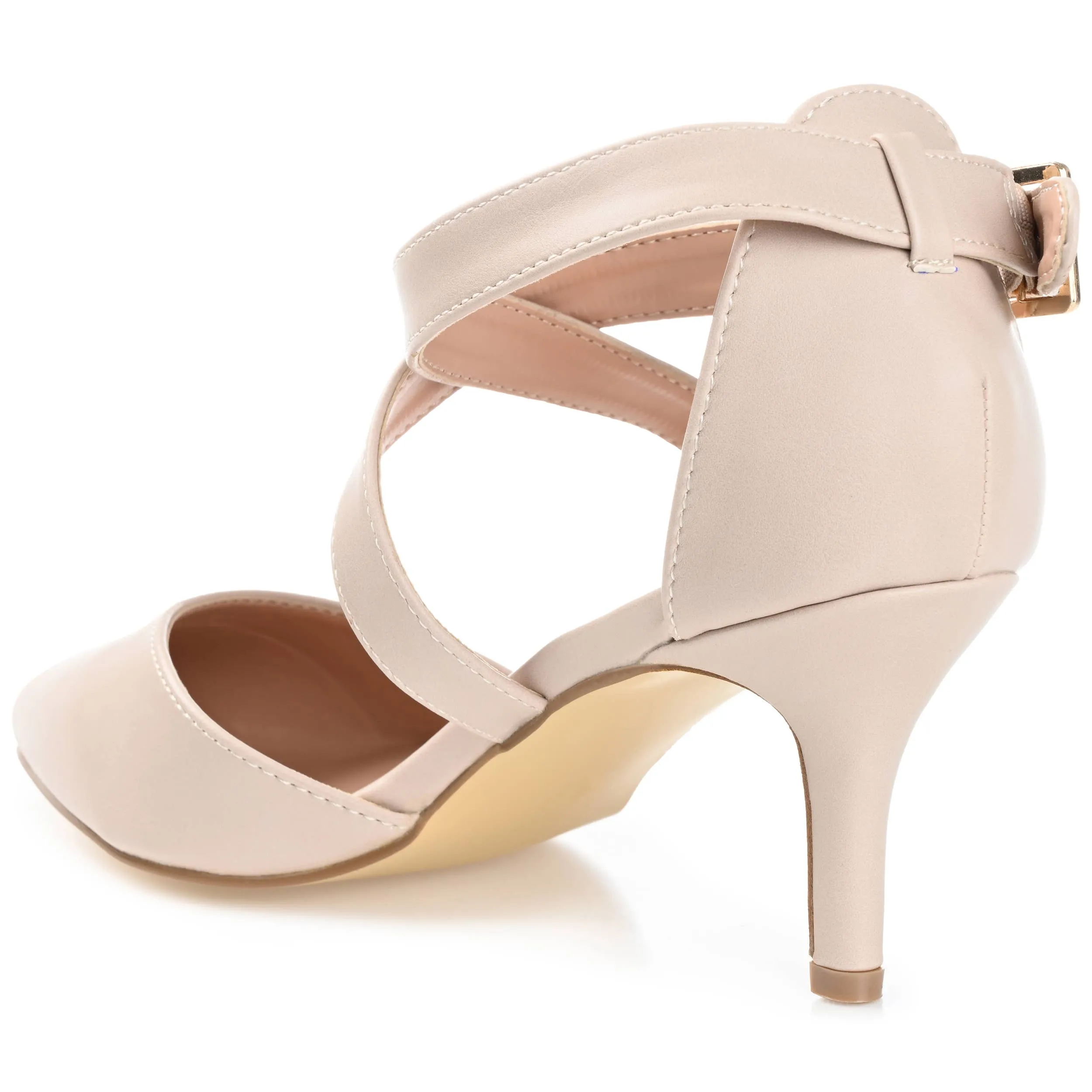 Journee Collection - Women's Riva Pump: Nude