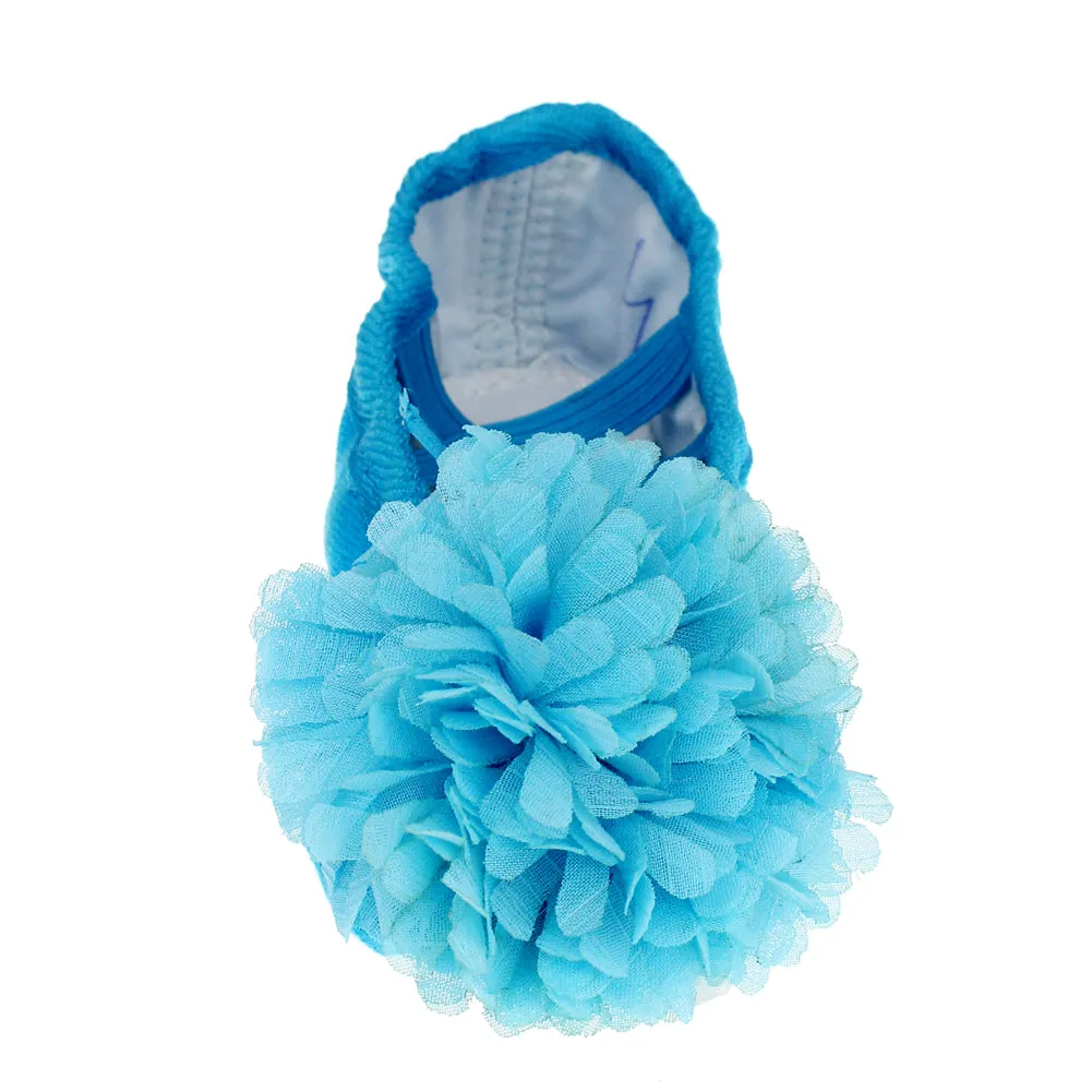 Little Girl's Soft Canvas Flower Ballet Shoes