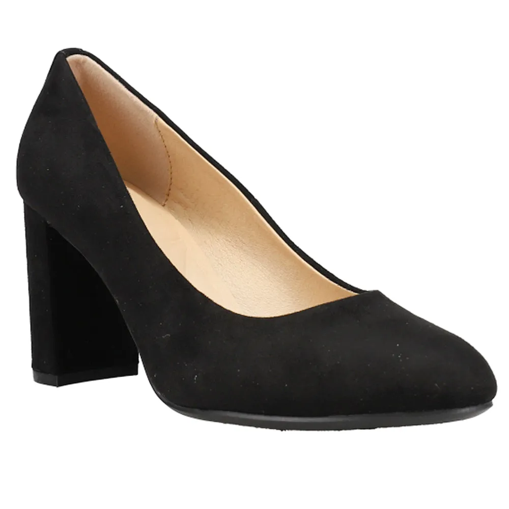 Lofty Block Heel Pumps