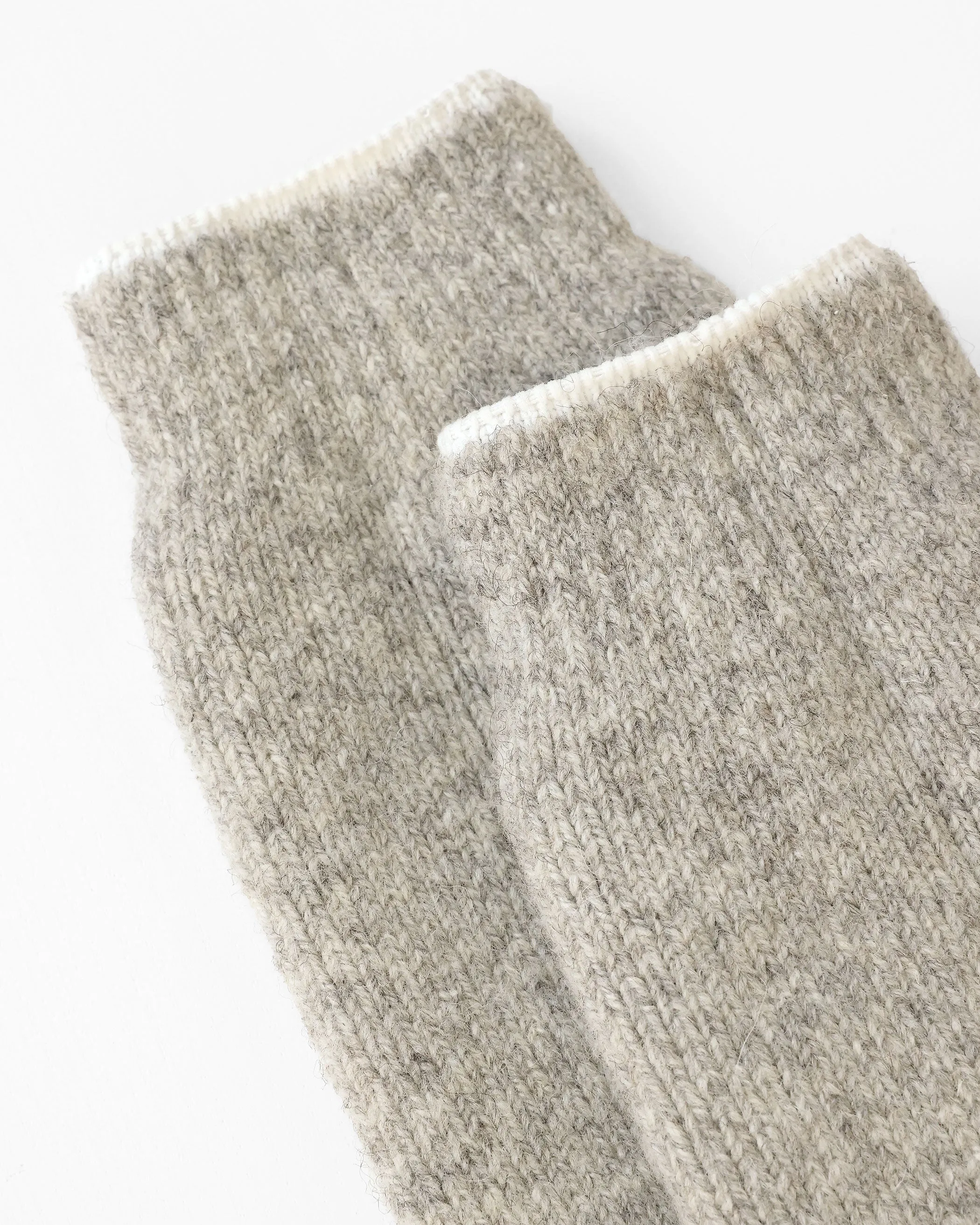 Long Slipper Sock Natural