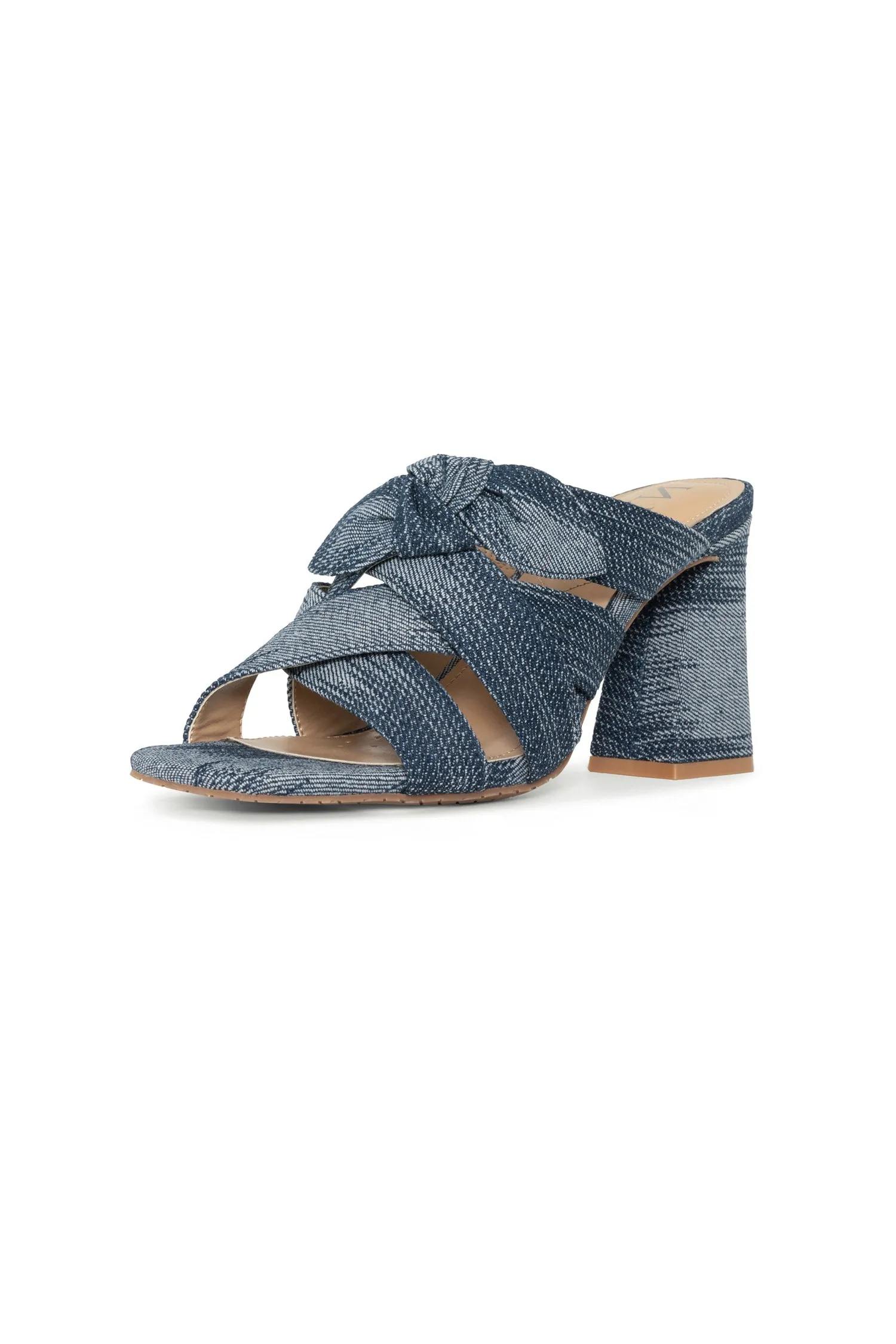 Loreri Mule Sandals - Dark Blue