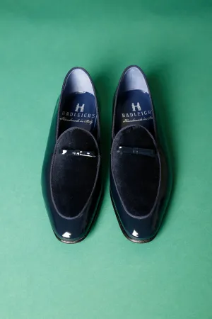 Luis Slipper in Blue Patent