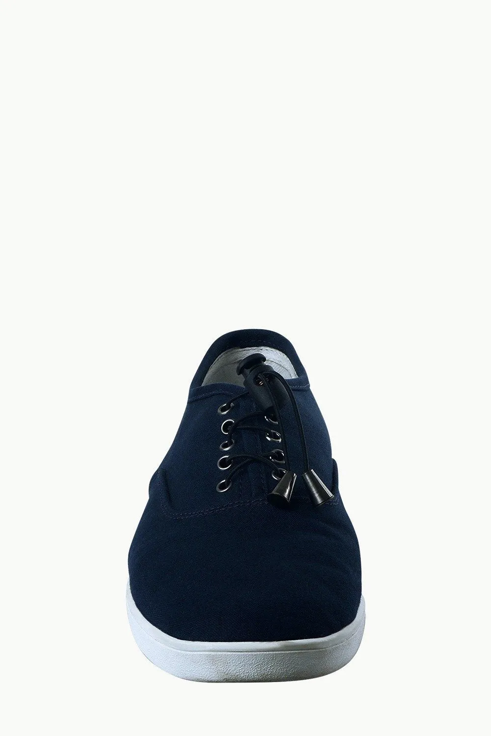 Men's Elastic Tassel Navy Boat Shoes