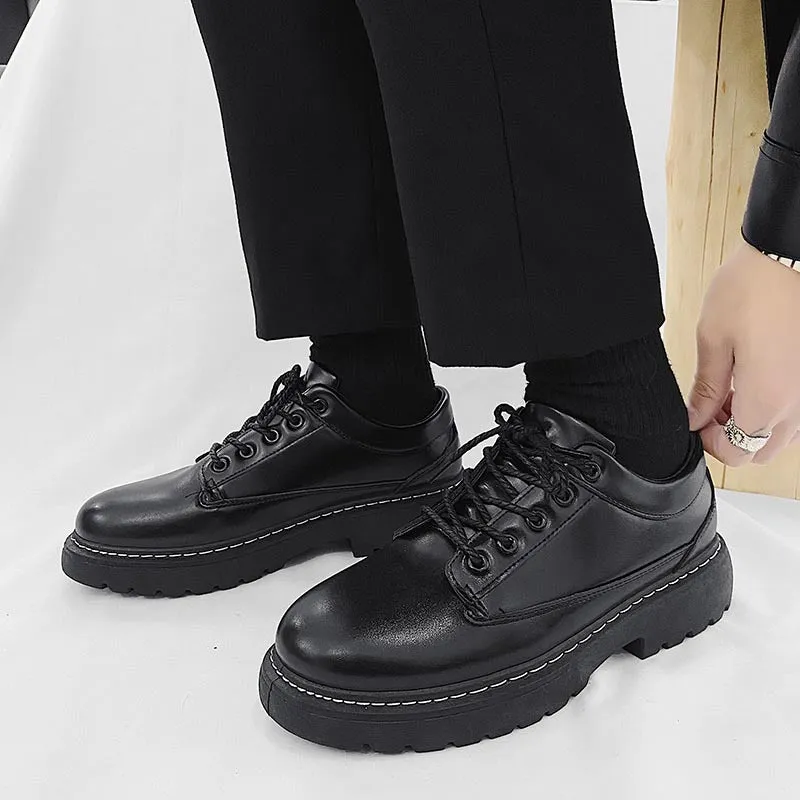 Men's leather shoes cross-border experts spring new business low-top small leather shoes youth casual shoes shoes