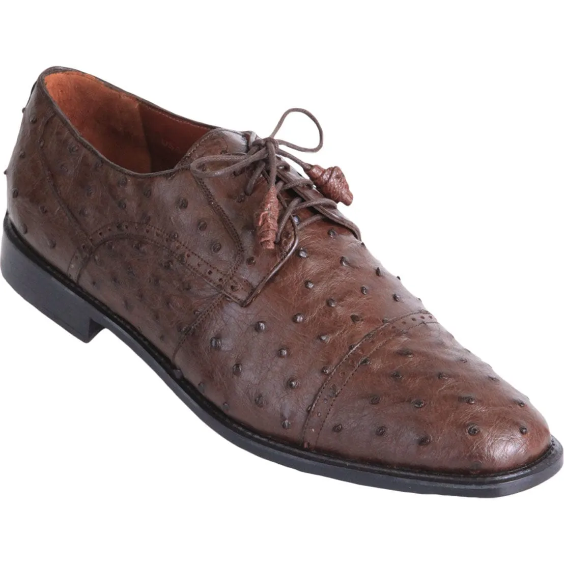 Men's Original Exotic Ostrich Skin Shoe ZV090307