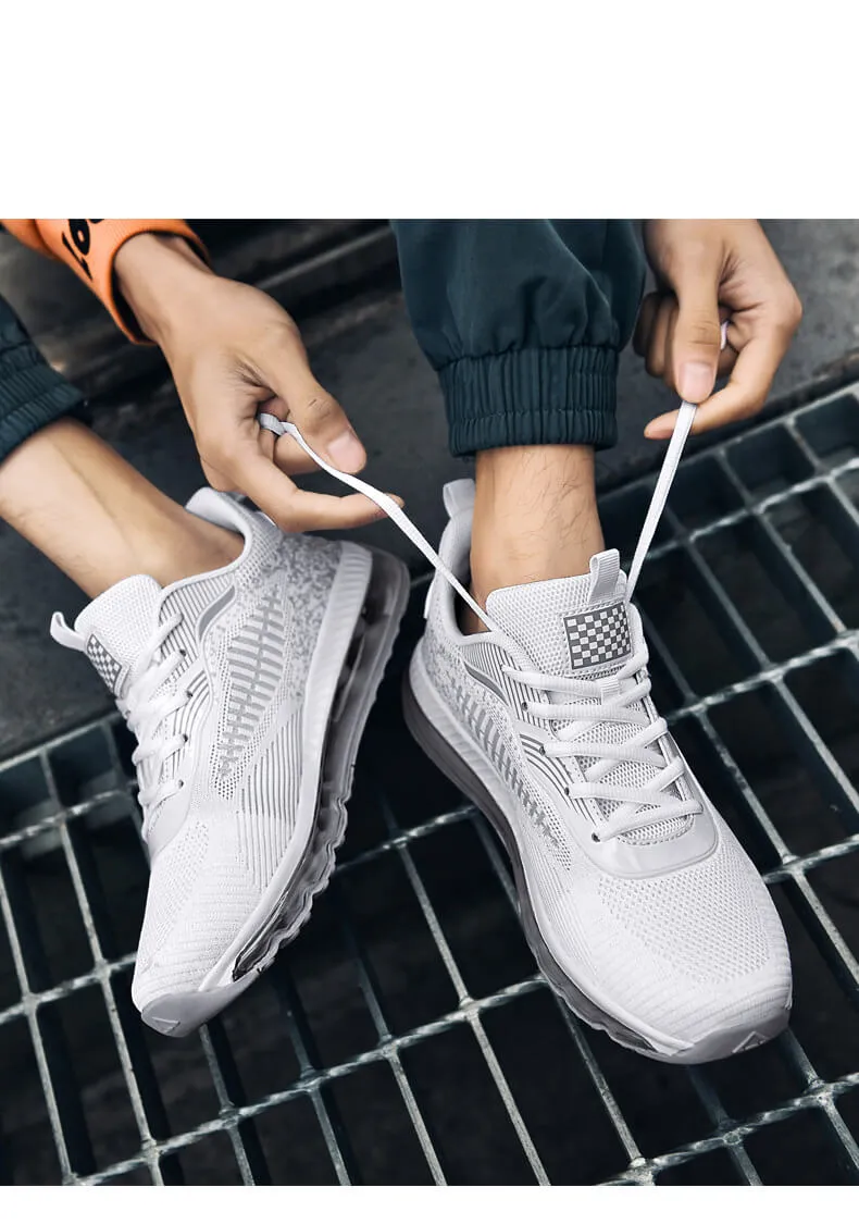 Men's Running Shoes Non Slip Shoes Breathable Lightweight Sneakers Slip Resistant Athletic Sports Walking Gym Work Shoes