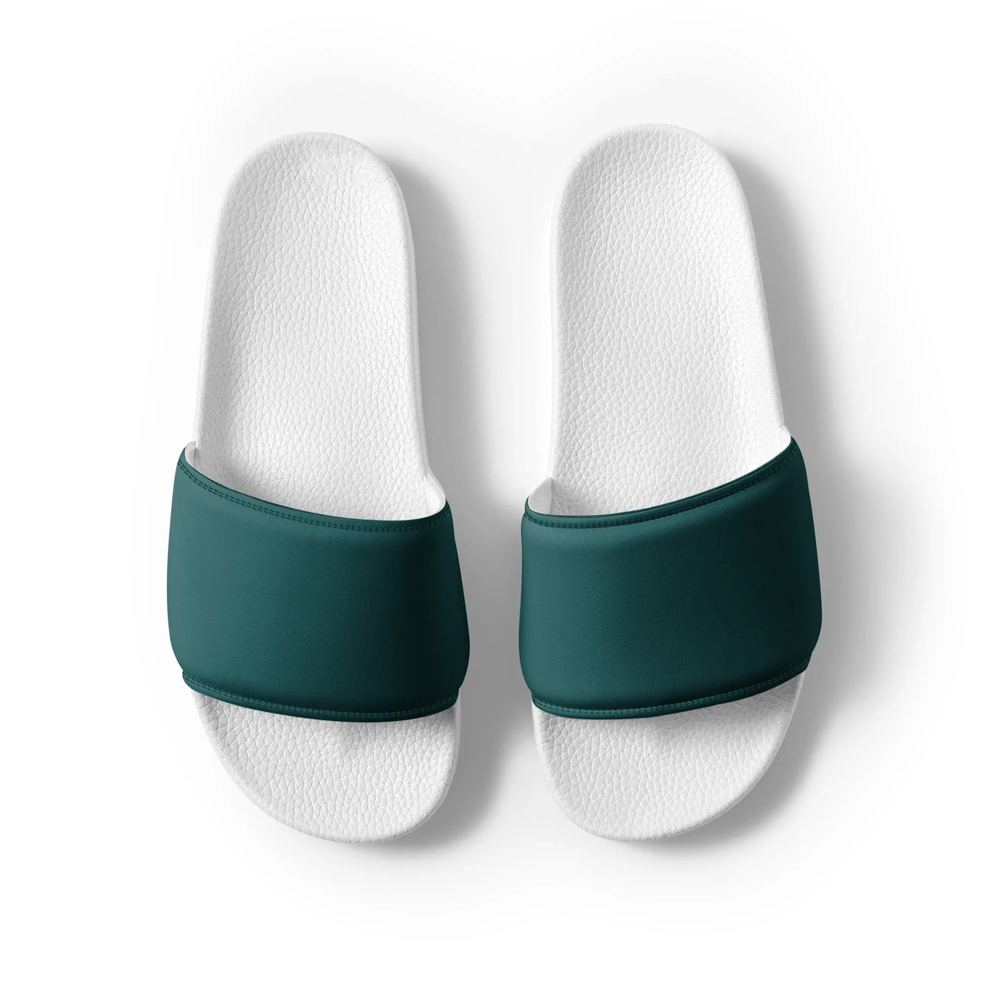 Men’s Smoke Green slides, Men's Dark Green Sandals