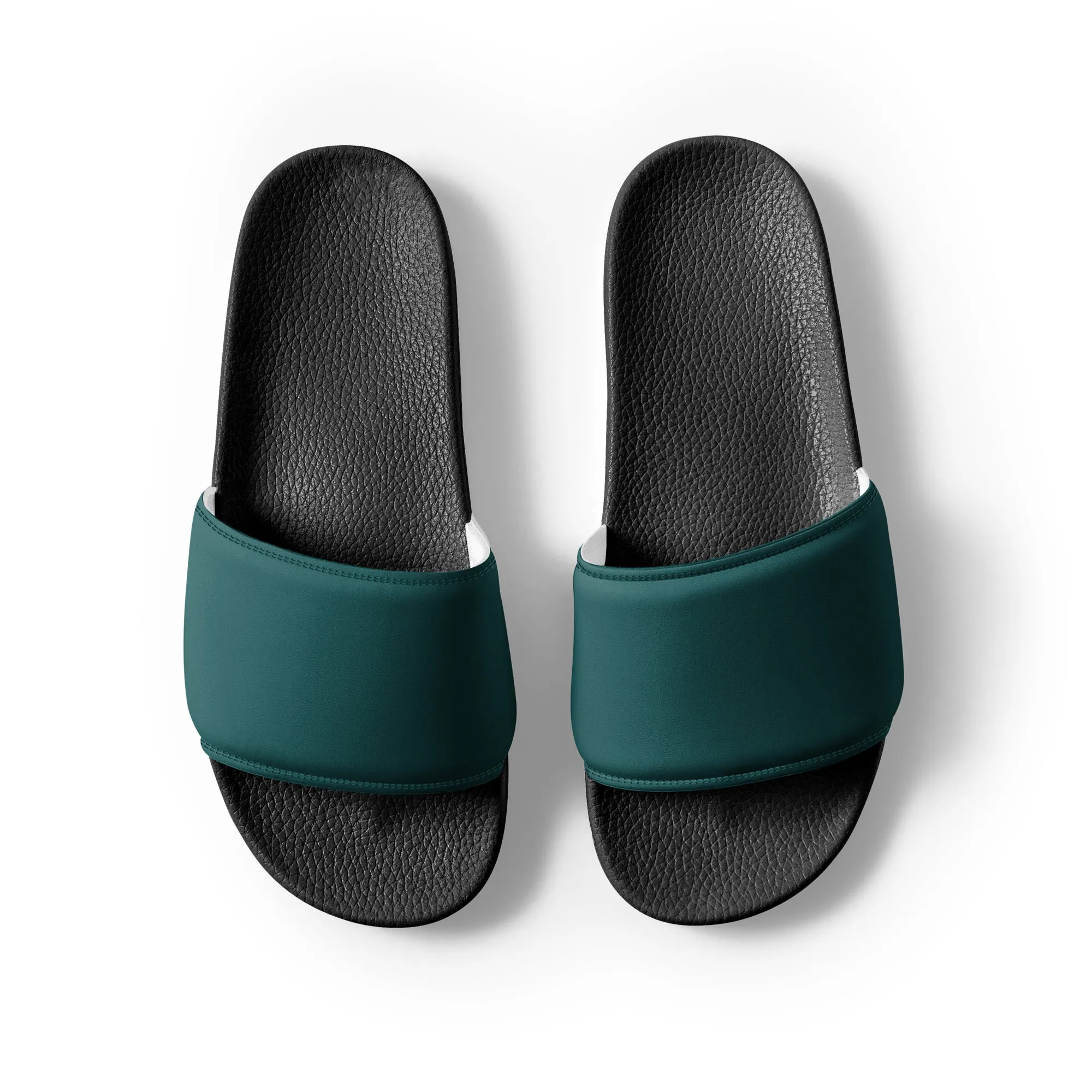 Men’s Smoke Green slides, Men's Dark Green Sandals