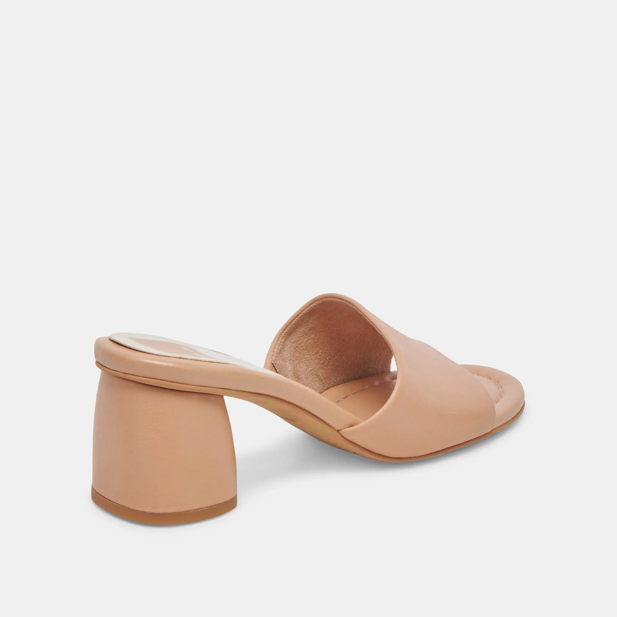 MINNY DRESS HEELS TAN LEATHER