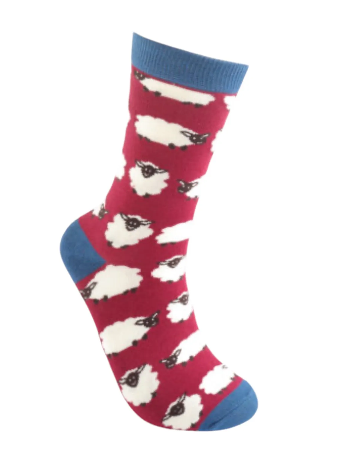 Miss Sparrow Happy Sheep Bamboo Socks (3 Colours)