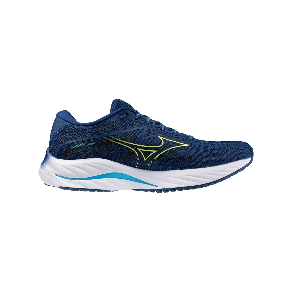 Mizuno Wave Rider 27 Blue Shoes SS24