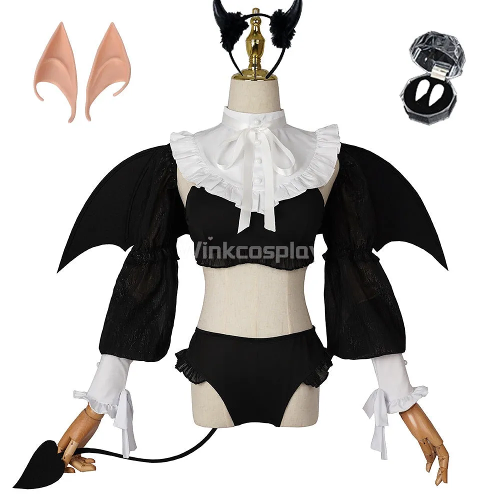 My Dress-Up Darling Kitagawa Marin Little Devil Halloween Cosplay Costume - Included Wing and Tail