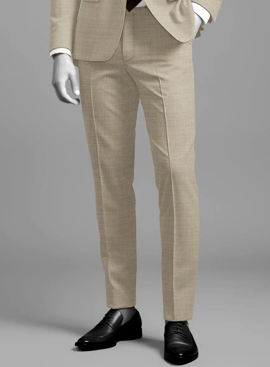 Napolean Melange Khaki Wool Pants