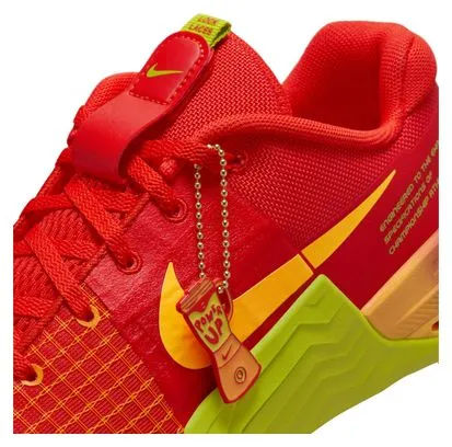 Nike Metcon 8 AMP Cross Training Shoes Red Yellow