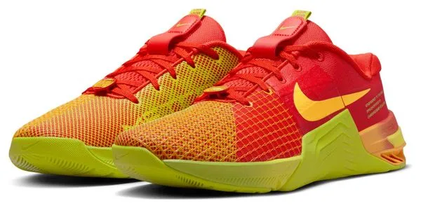 Nike Metcon 8 AMP Cross Training Shoes Red Yellow