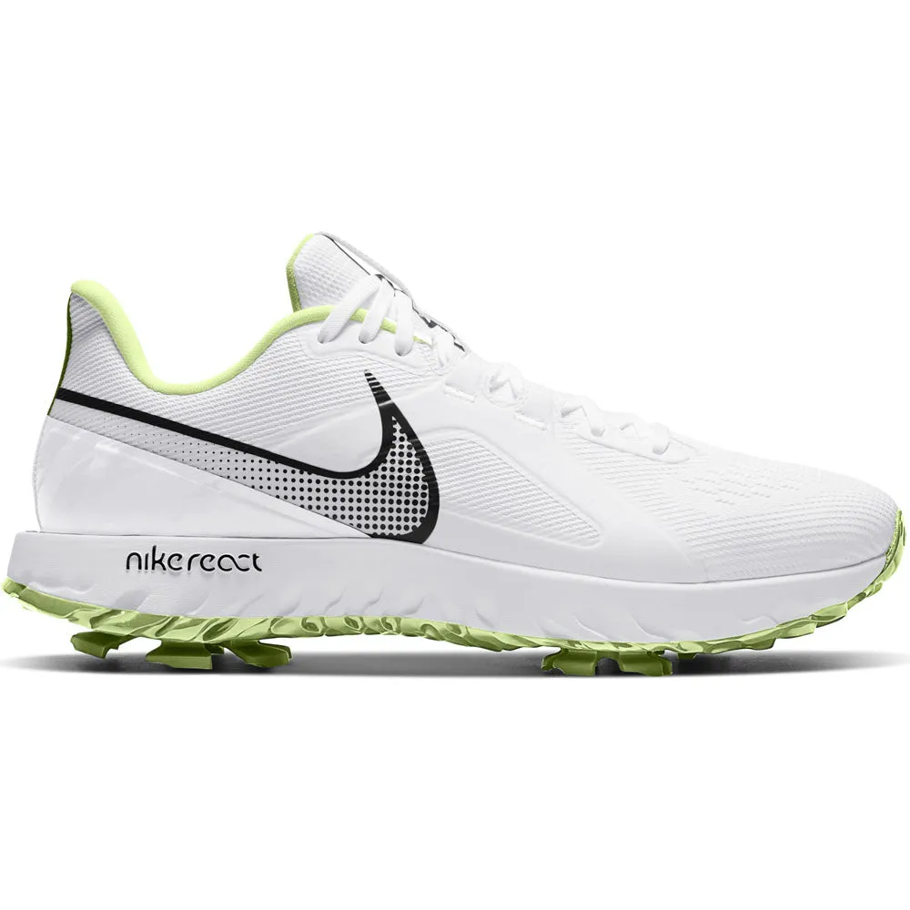 Nike React Infinity Pro Waterproof Spiked Shoe - White/Black/Volt